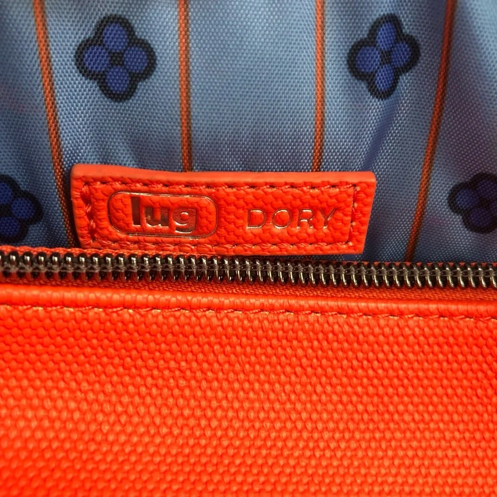 Lug Dory Neon Orange Luxe VL Crossbody Bag